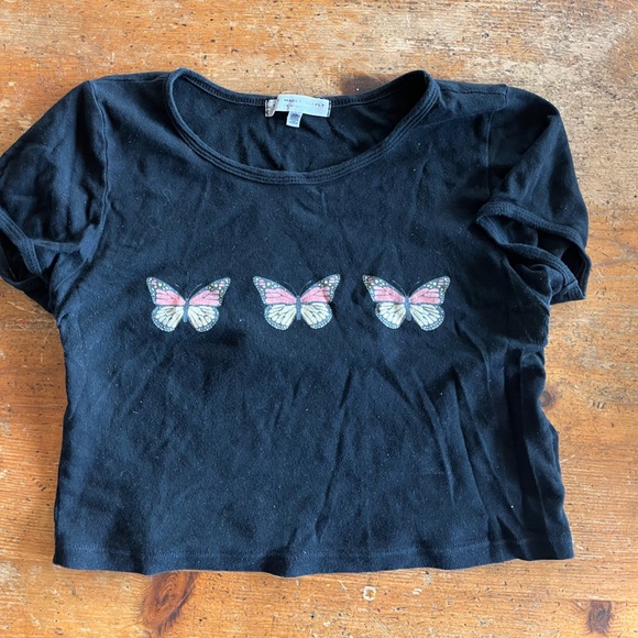Truly Madly Deeply Butterfly T-shirt - Picture 1 of 3